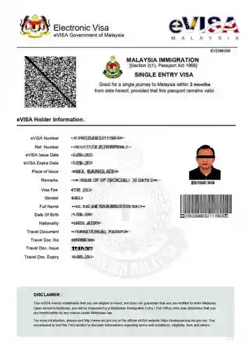 Malaysia visa