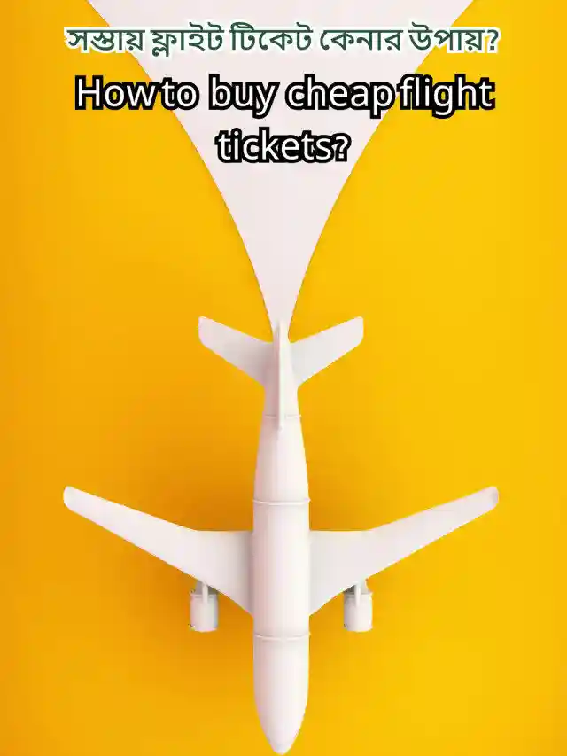 সস্তায় ফ্লাইট টিকেট কেনার উপায়? How to buy cheap flight tickets?